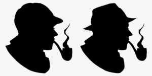 Sherlock Holmes Silhouette Mystery Crafts Clipart Library - Death At Scotland Yard: A Sherlock Holmes Case [book]