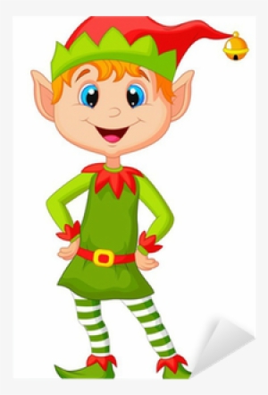 Cute And Happy Looking Christmas Elf Sticker • Pixers® - Christmas Elves