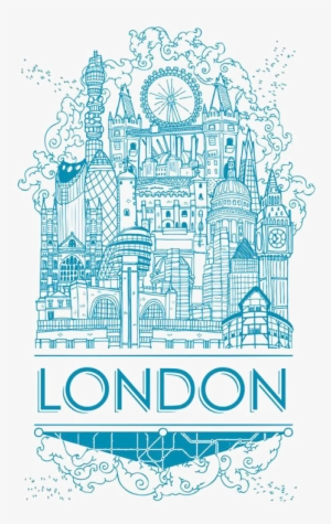 Big Ben Poster London Art Illustration - London