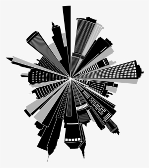 This Free Icons Png Design Of Cityscape Skyline Radial