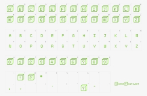 Font Baby Blocks Preview - Cross-stitch
