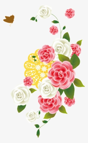 Hand Painted Flower Pattern Image - Flower