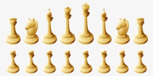 White Chess Pieces Png Clipart - Chess