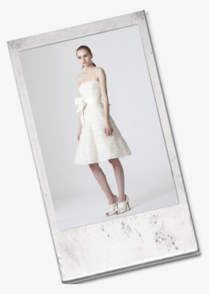 A Beach Setting Is A Very Romantic And Intensely Visual - Vera Wang Short Wedding Dresses