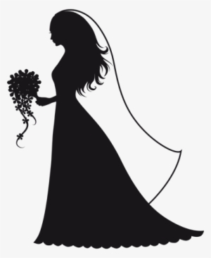 Bride Silhouette Png Clip Free - Bride Silhouette Png