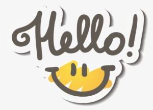 Hello Png Image Background - Hello Text
