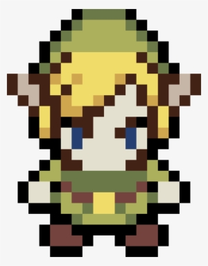 The Legend Of Zelda Pixel By Komankk - Legend Of Zelda Link Pixel Art