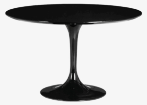 Wilco Black Round Dining Table For Rent - Knoll Tulip Table Black