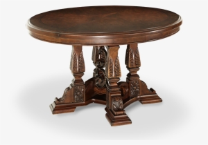 Windsor Court Round Dining Table - Aico Windsor Court Round Dining Table By Michael Amini