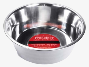 Proselect Heavy Stainless Steel Classic Dog Bowl -