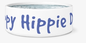 Happy Hippie Dog Ceramic Dog Bowl - I'm The Top Dog Novelty Dog Bowl, For Puppies And Adults
