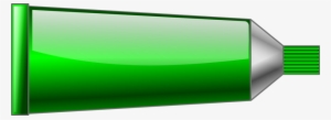 Green Color Paint Tube Blue - Green Paint Tube Clipart