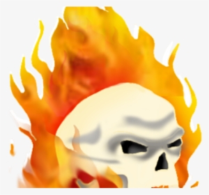 Evil Clipart Flame Skull - .net