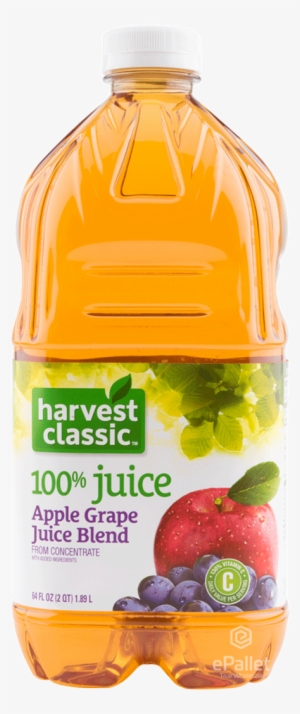 Apple Grape Juice Blend Epallet Png Juice Box True - Plastic Bottle