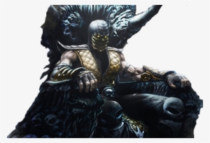 Mortal Kombat Scorpion Png - Scorpion Mortal Kombat Throne