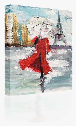 Rainy Paris - Painting