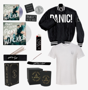 Panic At The Disco Insence Book Stash Box Candle All - Panic At The Disco Pray For The Wicked Tour Merch Table