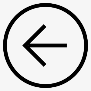 Back Button Circular Left Arrow Symbol Comments - Circle Heart Icon Png