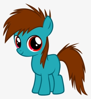 Filly Herobrine - Gambar My Little Pony Young Rainbow Dash