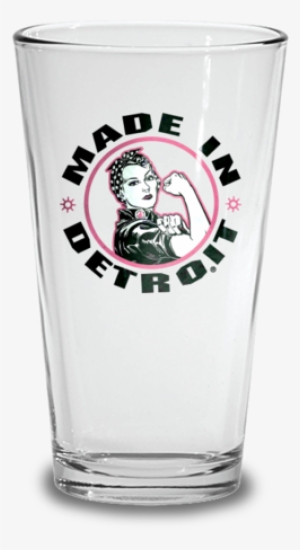 Rosie The Riveter Pint - Made In Detroit