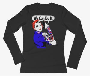 Women's Rosie The Riveter Long Sleeve - Shirt