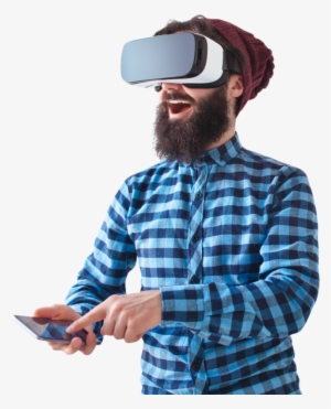 Virtual Reality Man - Man With Vr Headset