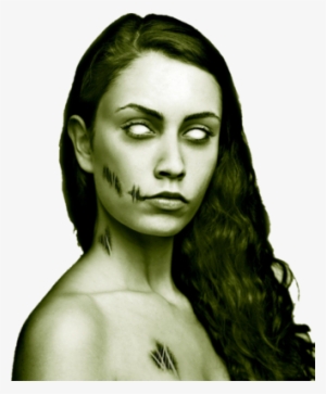 The Gallery For Gt Zombie Girl Png - Drawing