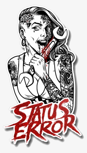 Se Blood Spanner Zombie Sticker - Status Error Sticker