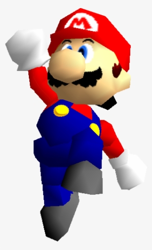 Picture Black And White Download Png Image Video Games - Mario 64 Mario Png