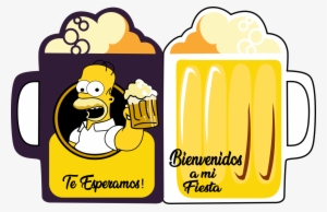 Tarjeta Homero Simpson Cerveza Svg, Png, Fondo Transparente - Beer