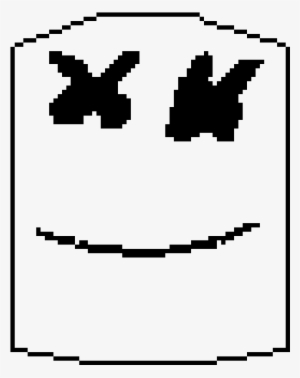 Marshmallow Drawing Dubstep - Marshmello T Shirt Roblox Free, HD Png  Download , Transparent Png Image - PNGitem