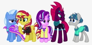 Your Jurisdiction/age May Mean Viewing This Content - Mlp Sunset Shimmer And Trixie