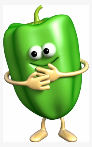 Funny Pepper Stickers Fruits And Vegetables Kids - Funny Green Pepper  Transparent PNG - 800x800 - Free Download on NicePNG