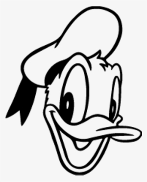 Donald Duck Head Drawing