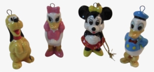 Disney Miniature Christmas Ornaments Of Mickey Mouse - Donald Duck