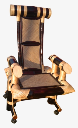 Dark Brown And Beige Office Chair - Brown
