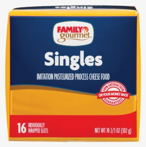 Family Gourmet Imitation Pasteurized Process Cheese - Family Dollar Cheese