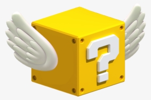 Flying Question Block - Mystery Block Super Mario