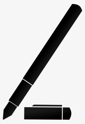 Clip Transparent Fountain Silhouette At Getdrawings - Black Pen Clip Art