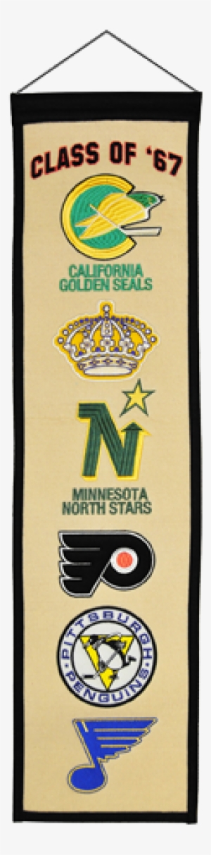 nhl hockey class of 67 heritage banner - class of 67 heritage wool nhl banner