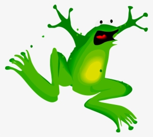Alarmed Frog Clipart - Shocked Frog Clip Art