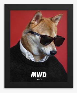 Mwd Side Swag Poster - Сиба Ину В Очках