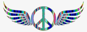 This Free Icons Png Design Of Gold Peace Sign Wings
