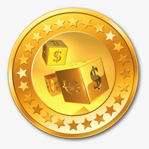 Luckycoin Cryptocurrency - Gold Coin Icon