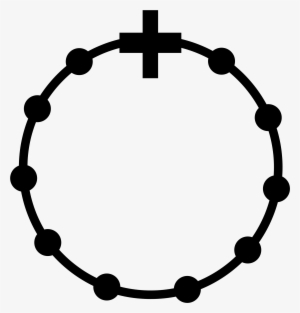 Open - Circle Rosary Png