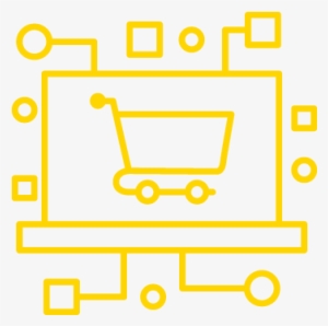 An Icon With A Shopping Cart - Illustration