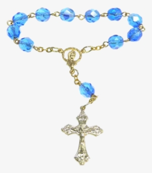 Rosary - Blue Rosary Beads