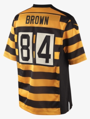 Antonio Brown Bumble Bee Pittsburgh Steelers Nfl Authentic - Steelers Alternate Jersey