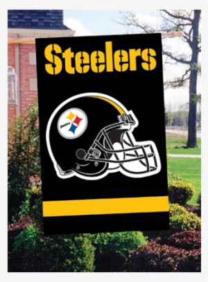 Pittsburgh Steelers Applique Banner Flag - Pittsburgh Steelers