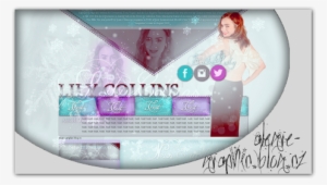 Layout- Lily Collins - Cash